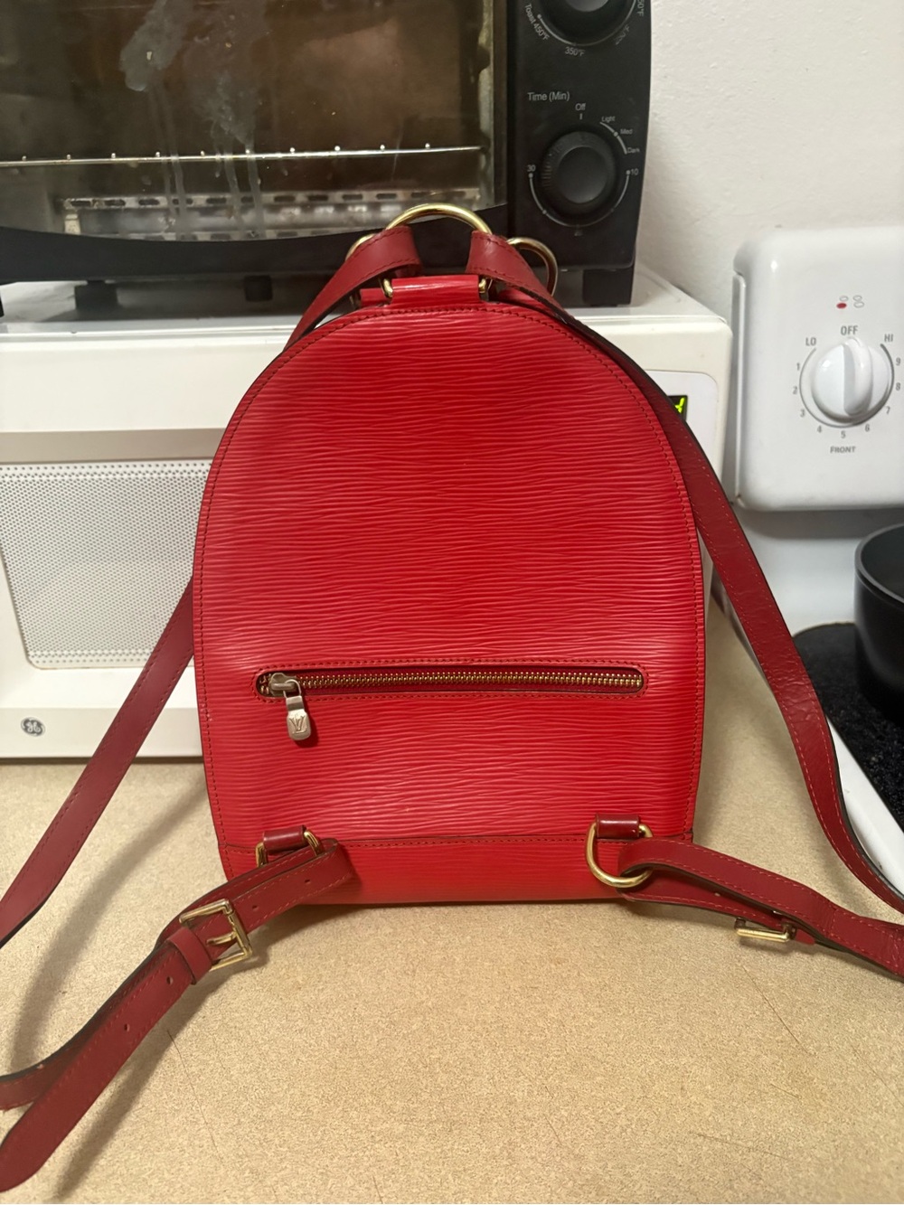 Louis Vuitton Red Epi Leather Mini Backpack - Picture 3 of 3